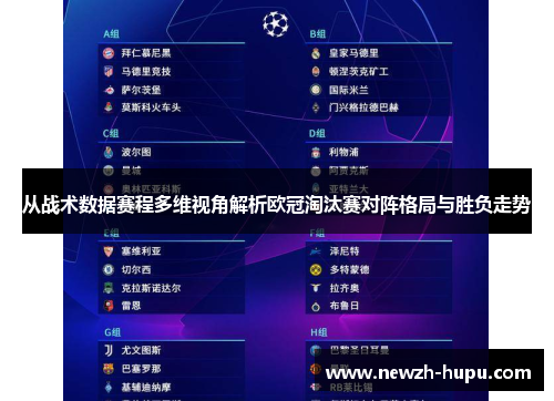 从战术数据赛程多维视角解析欧冠淘汰赛对阵格局与胜负走势 从战术数据赛程多维视角解析欧冠淘汰赛对阵格局与胜负走势